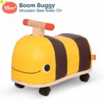 Boom Boom, Wooden Bee Ride-On, B. Toy - Image 3