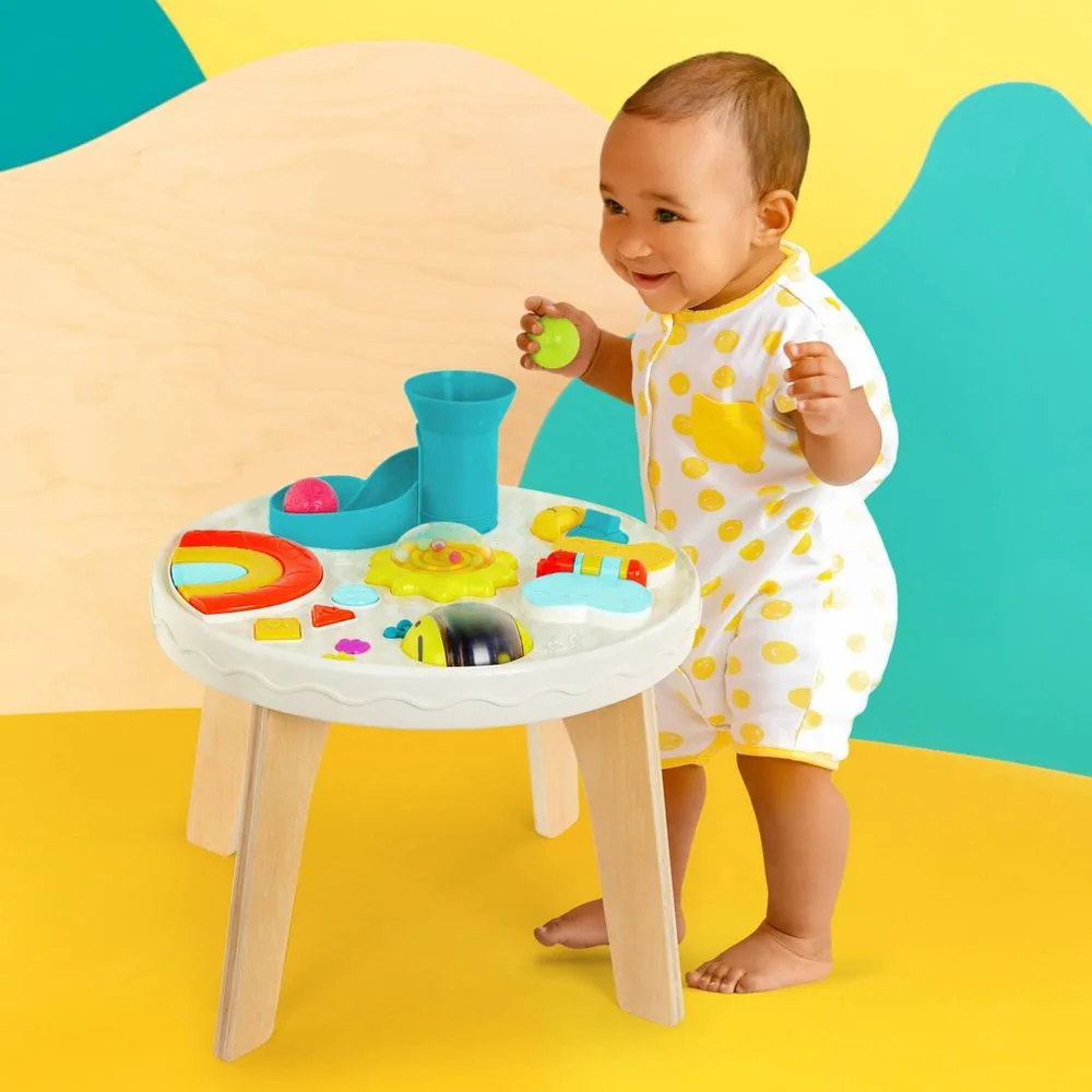 Colorful & Sensory Station Baby Activity Table B.Toys - Image 2