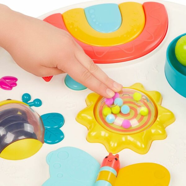 B Dot Colorful Sensory Station Baby Activity Table B.Toys 6 لعب ستور
