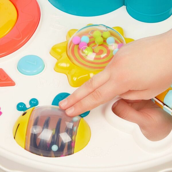 B Dot Colorful Sensory Station Baby Activity Table B.Toys 8 لعب ستور
