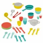 Mini Chef Kitchenette, Wooden Play Kitchen, B. Toy - Image 4