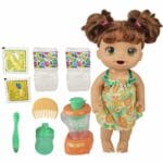 Baby Alive Magical Mixer Baby Doll Tropical Treat with Blender Accessories, Drinks, Wets, Eats, Brown Hair Toy