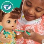 Baby Alive Magical Mixer Baby Doll Tropical Treat with Blender Accessories, Drinks, Wets, Eats, Brown Hair Toy - Image 5