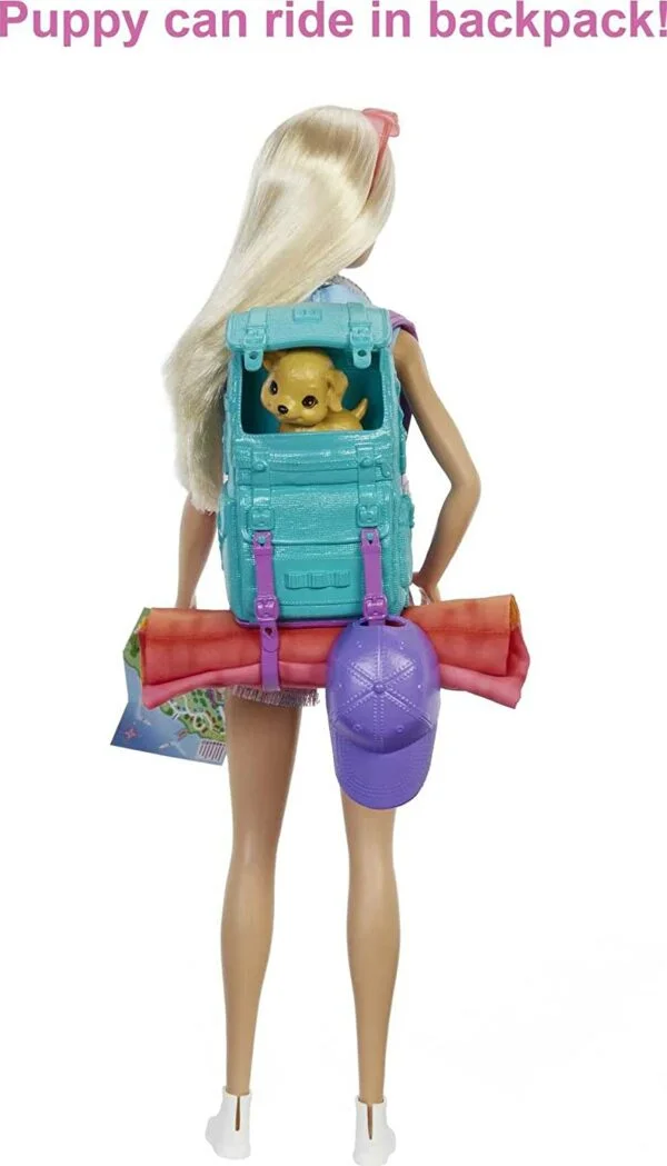 Barbie It Takes Two Malibu Camping Doll with Puppy 10 Accessories 5 لعب ستور