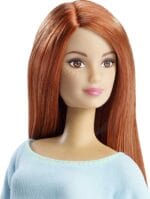 Barbie Made to Move Red Hair Light Blue Top - Image 5