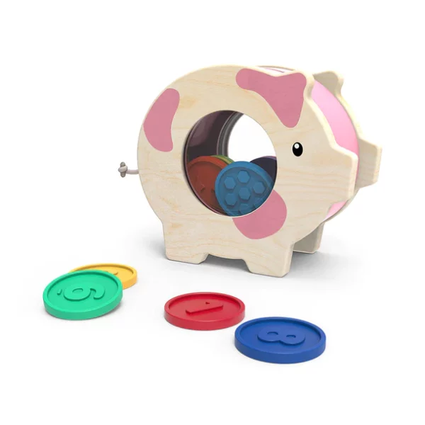 Education Save Count Piggy Bank B. Toy 3 لعب ستور