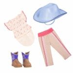 Riding At Its Best! 14-inch Doll Equestrian Outfit
