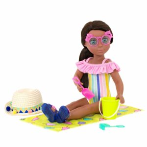 GG50131 Beach Day Rays Swimsuit Accessories Odessa Doll Le3ab Store