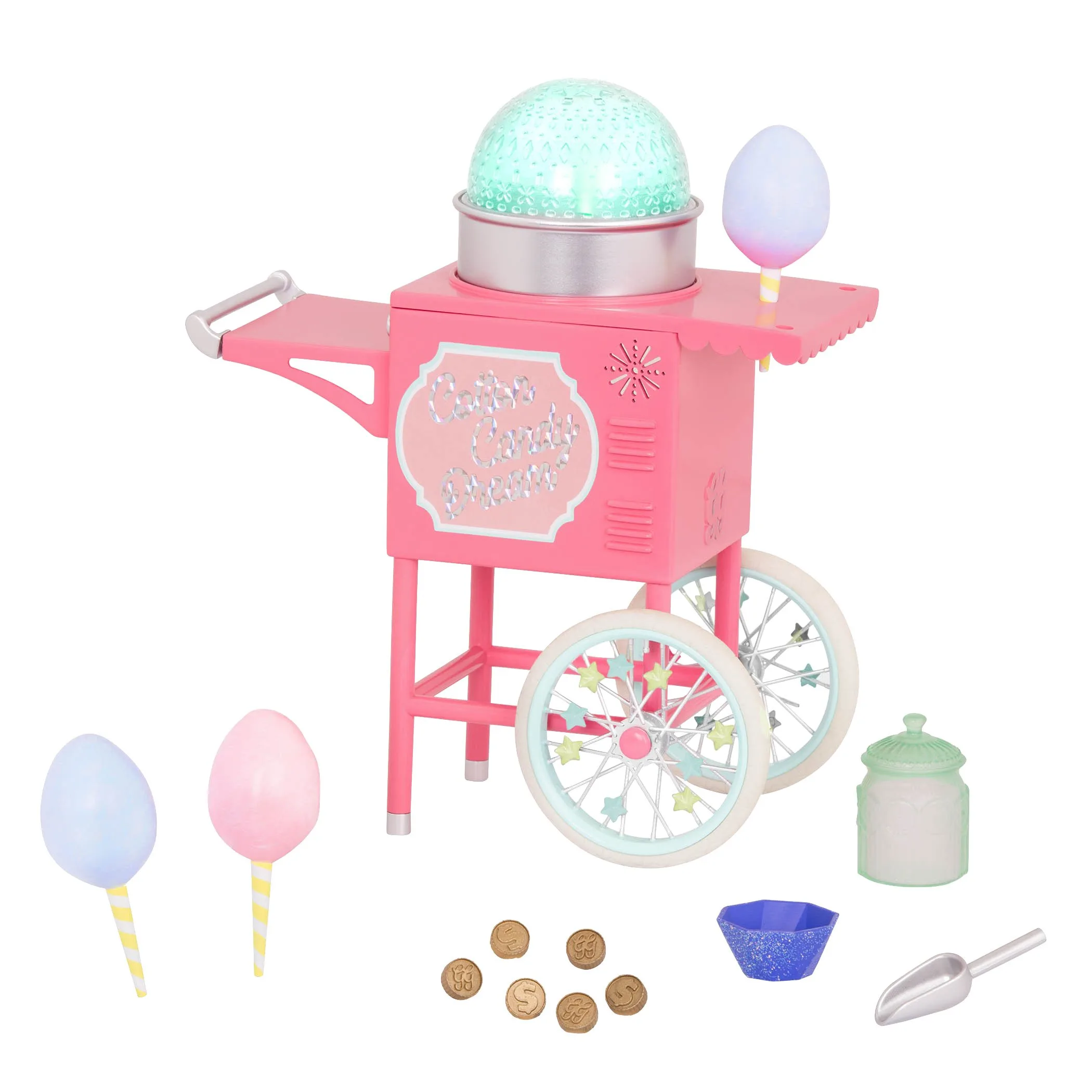 Cotton Candy Machine, Cotton Candy Machine With Playset With Electronics, Glitter Girls - Image 4