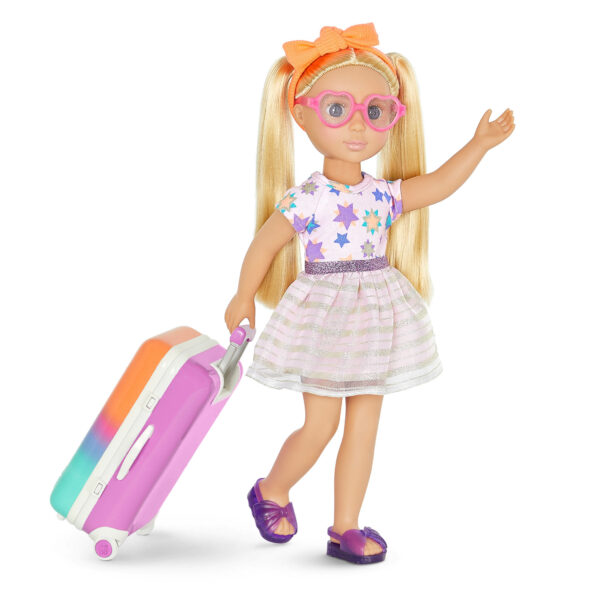 GG57158 Glitter Girls Suitcase Fashion Set 14 inch Doll Percy Rolling Luggage Le3ab Store