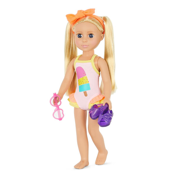 GG57158 Glitter Girls Suitcase Fashion Set Swimsuit Outfit 14 inch Doll Percy Le3ab Store