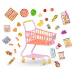 GG Shopping Cart, Play Food Grocery Set For 14-inch Dolls, Glitter Girls - Image 6