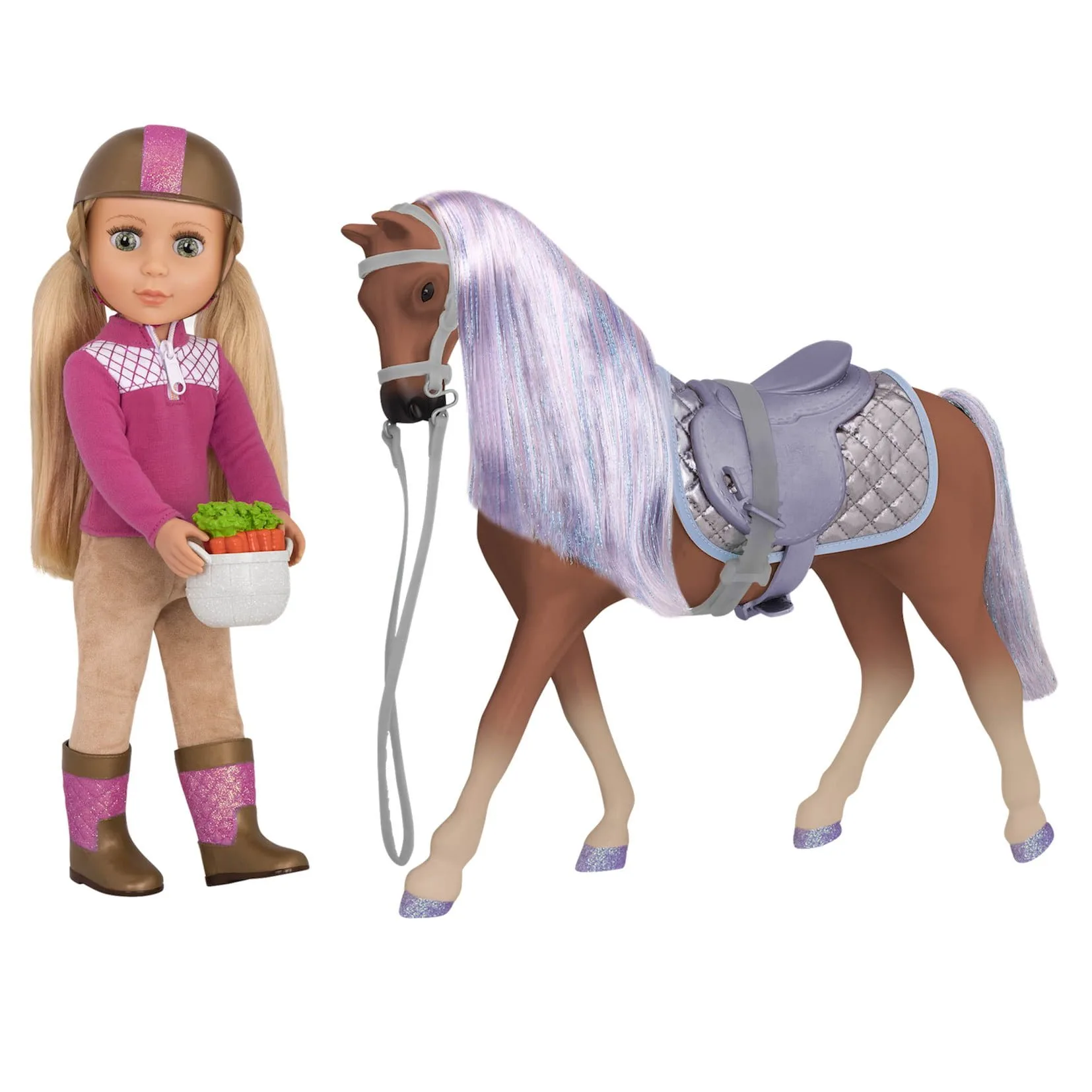 Celestial, 14'' Sparkling Morgan Horse, Glitter Girls - Image 4