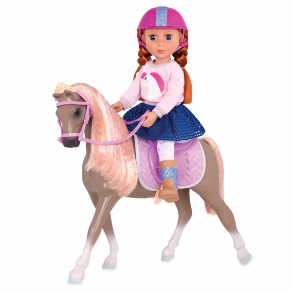 GG58002 Wanderlust 14 inch toy horse Eline riding horse02 Le3ab Store