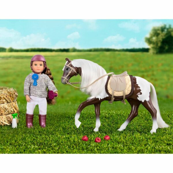 Lori Doll Our Generation Pinto Horse Accessories 6 Inch 2 لعب ستور