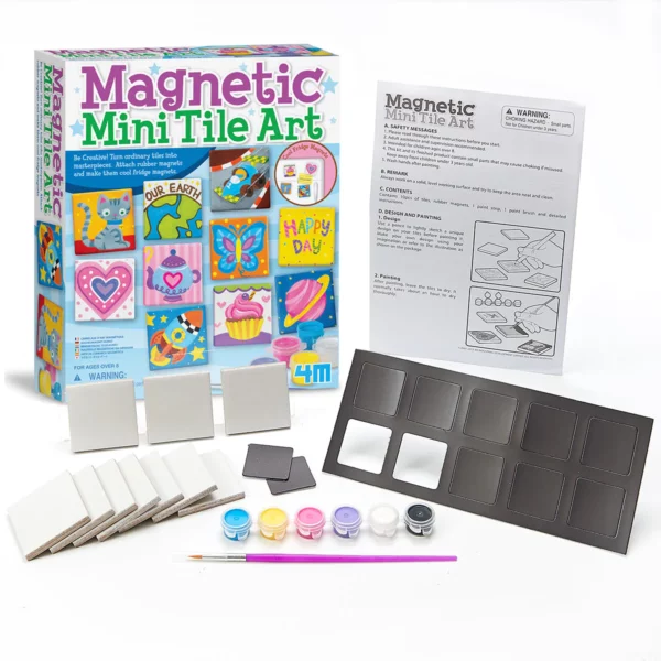 Magnetic Mini Tile Art 4m 6 Le3ab Store