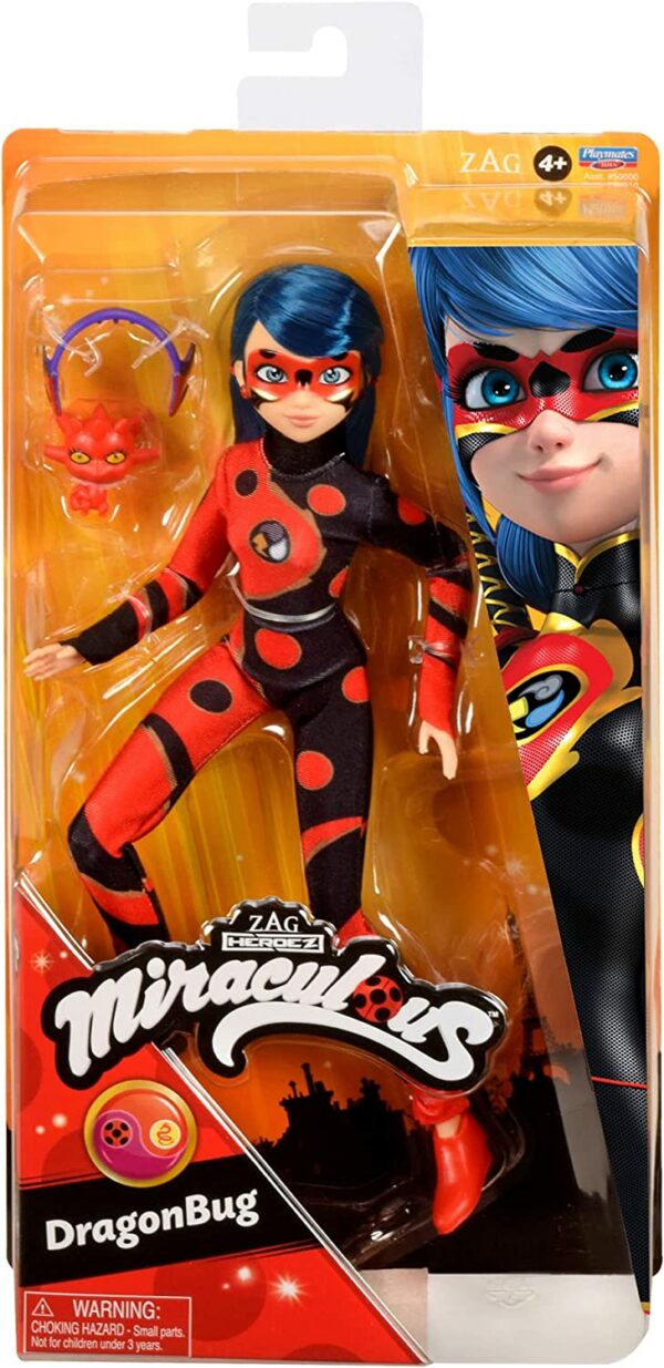 Miraculous Ladybug Dragonbug 27cm Fashion Doll with Lonng Kwami and Dragon 1 لعب ستور