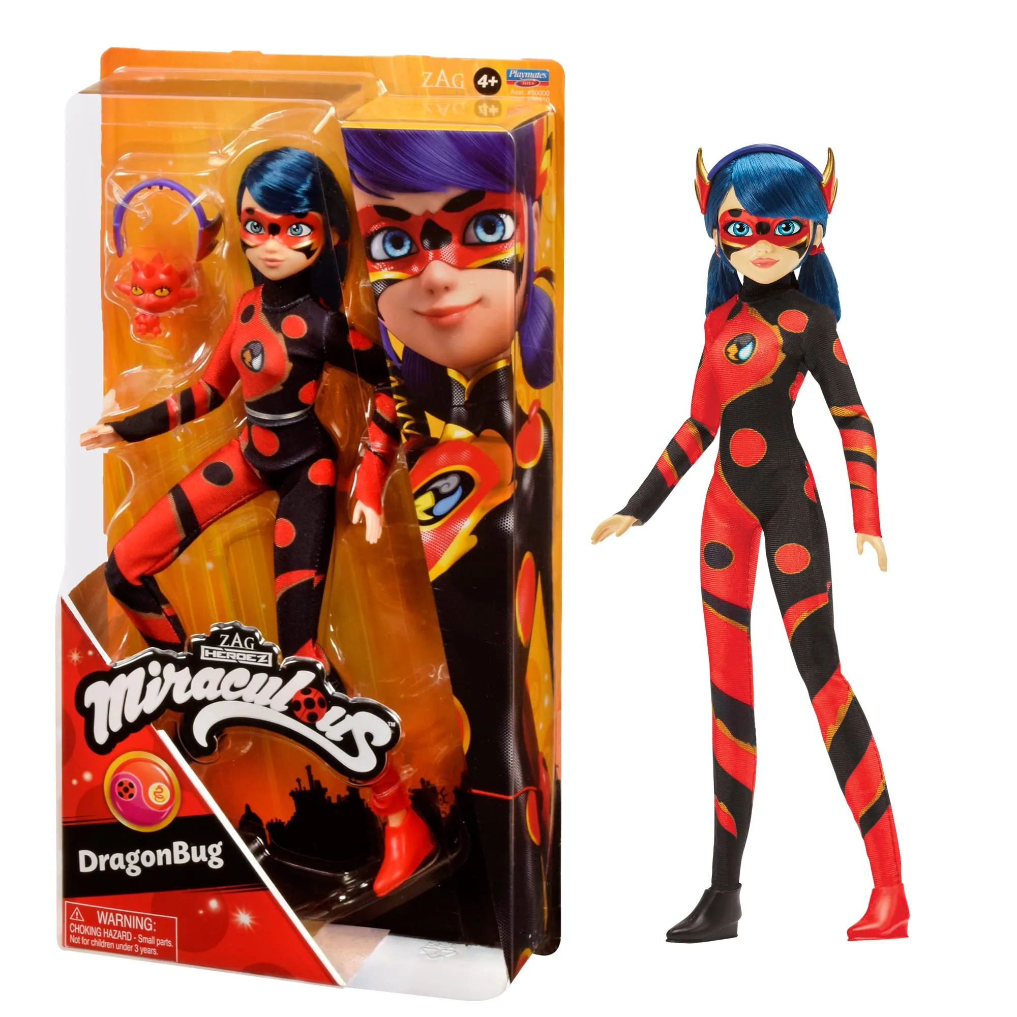 Miraculous Ladybug Dragonbug 27cm Fashion Doll with Lonng Kwami and Dragon Miraculous Ladybug Dragonbug 27cm Fashion Doll with Lonng Kwami and Dragon