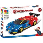 Super Racing Car Model Assemble Educational Diy Bricks Building Blocks, Woma - Image 3