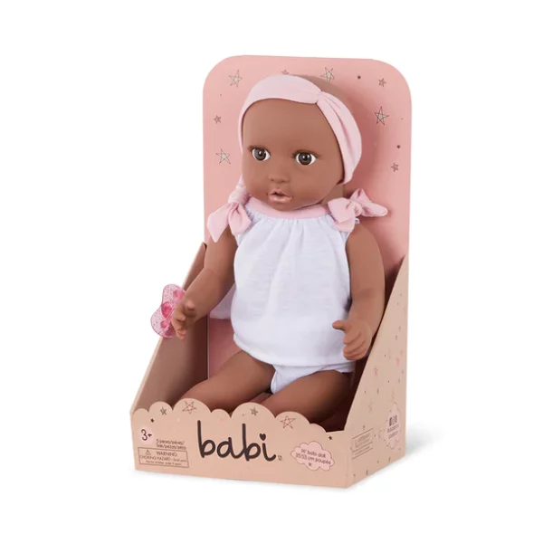 Babi By Battat 14 Baby Doll with 2pc Body Suit Pink Headband Style 2 6 Le3ab Store
