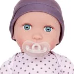 Babi by Battat 14'' Baby Doll With Pjs & Lilac Hat Babi - Image 5