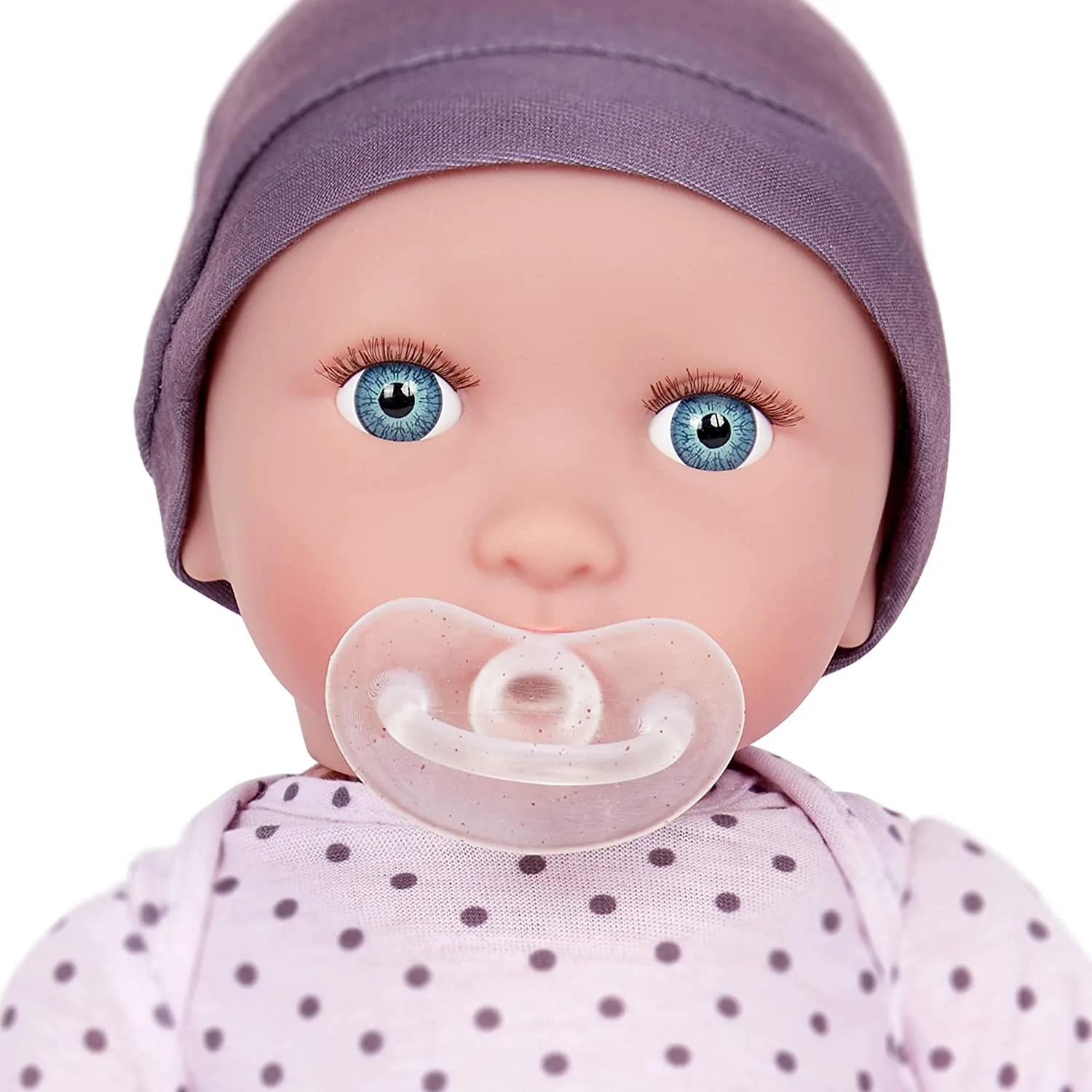 Babi by Battat 14'' Baby Doll With Pjs & Lilac Hat Babi - Image 5