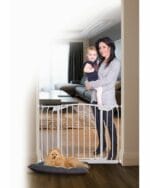 Chelsea Extra Wide 97 -106cm Auto Close Metal Baby Gate - White Dreambaby - Image 3