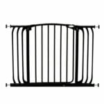 Chelsea Extra Wide 97.5-106cm Auto Close Metal Baby Gate - Black Dreambaby