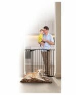 Chelsea Xtra-Tall & Wide 97-106cm Auto-Close Security Gate - Black Dreambaby - Image 3