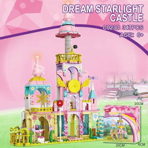 Girl Princess Starlight Castle Bricks Building Block Set Home Decor Woma 2 Le3ab Store
