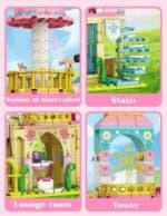 Girl Princess Dream City Castle Bricks Building Block Set Home Decor, Woma - Image 4