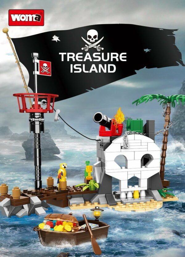Woma EC Caribean pirates Treasures in ship wreck C0431 2 لعب ستور