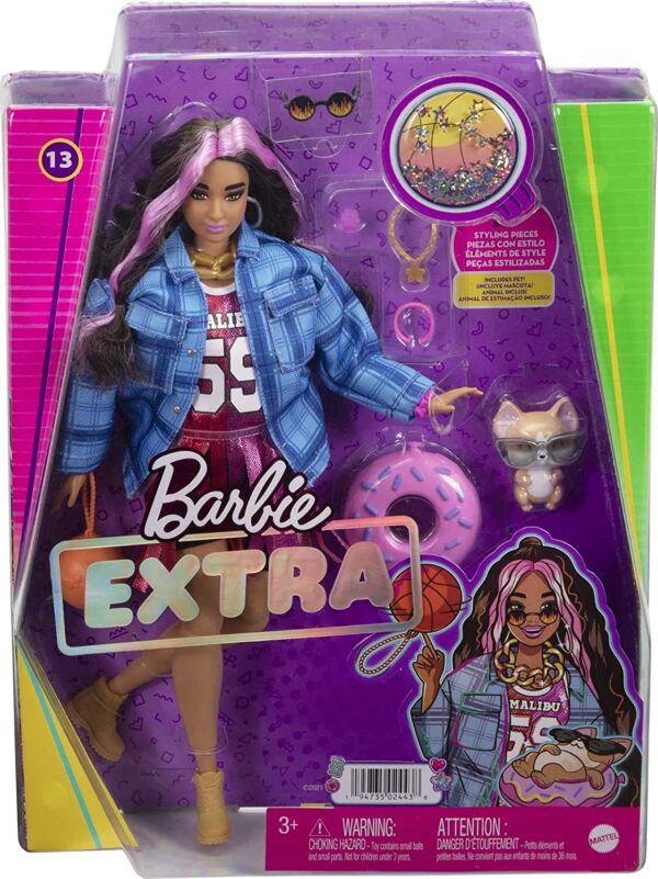 Barbie Extra 13 Fashion Doll with Pet Corgi 6 Le3ab Store