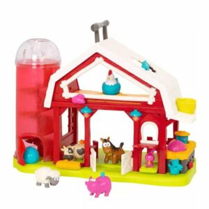 Musical Fun Farm Barn Playset & Farm Animals B. toys