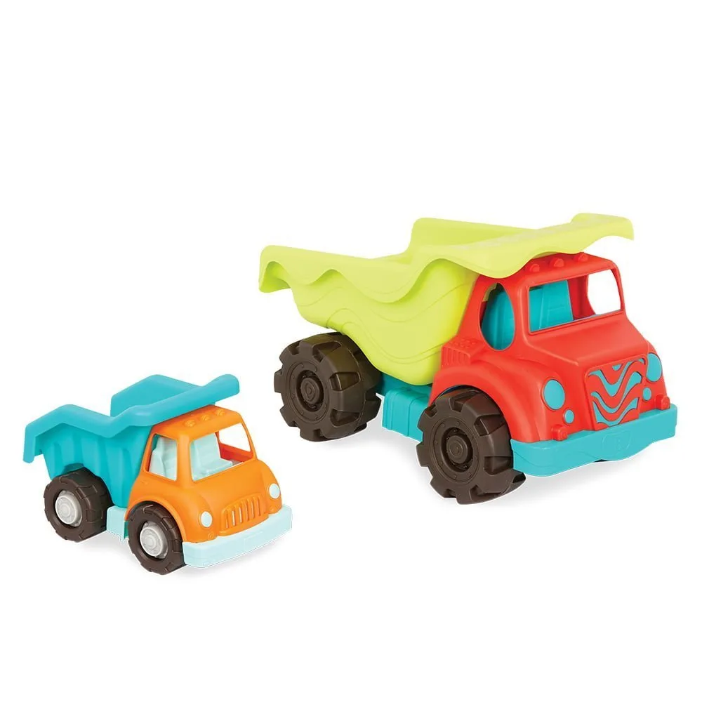 Dump truck & Smaller Truck B. toys - Image 2