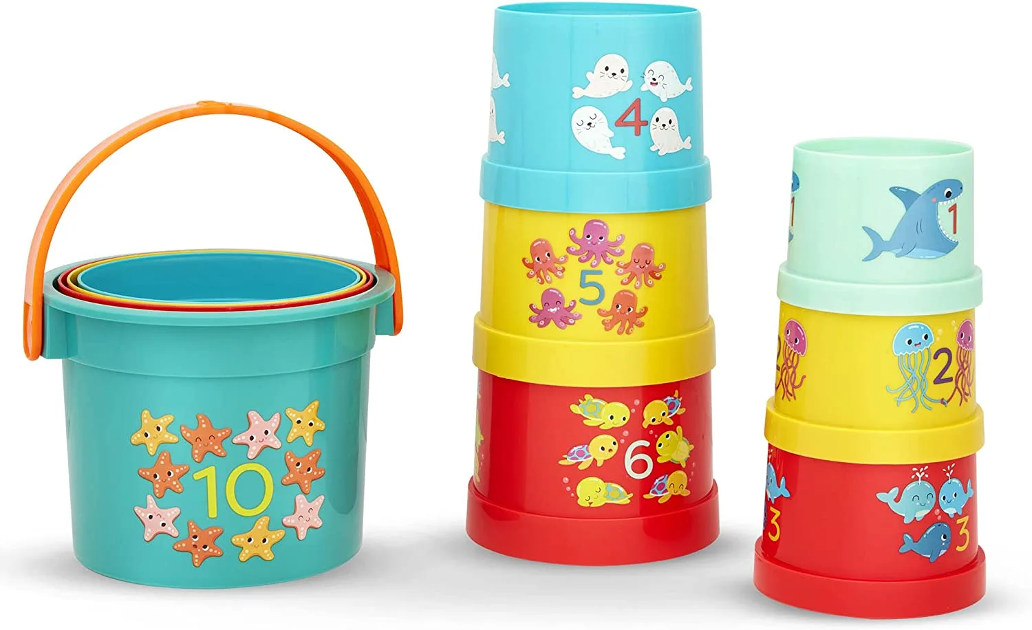Stackable Bazillion Buckets B. toys - Image 3