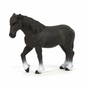 Terra Percheron Horse Figurine