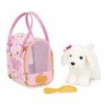 Pucci Pups Classic Glam Bag & Maltese Pup Stuffed Animal