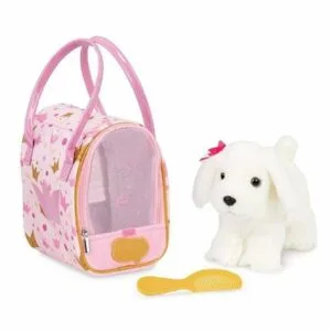 Pucci Pups Classic Glam Bag & Maltese Pup Stuffed Animal