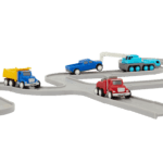 Pocket Pack Playset-Track Playset with Toy Vehicles Driven - Image 3