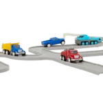 Pocket Pack Playset-Track Playset with Toy Vehicles Driven - Image 3