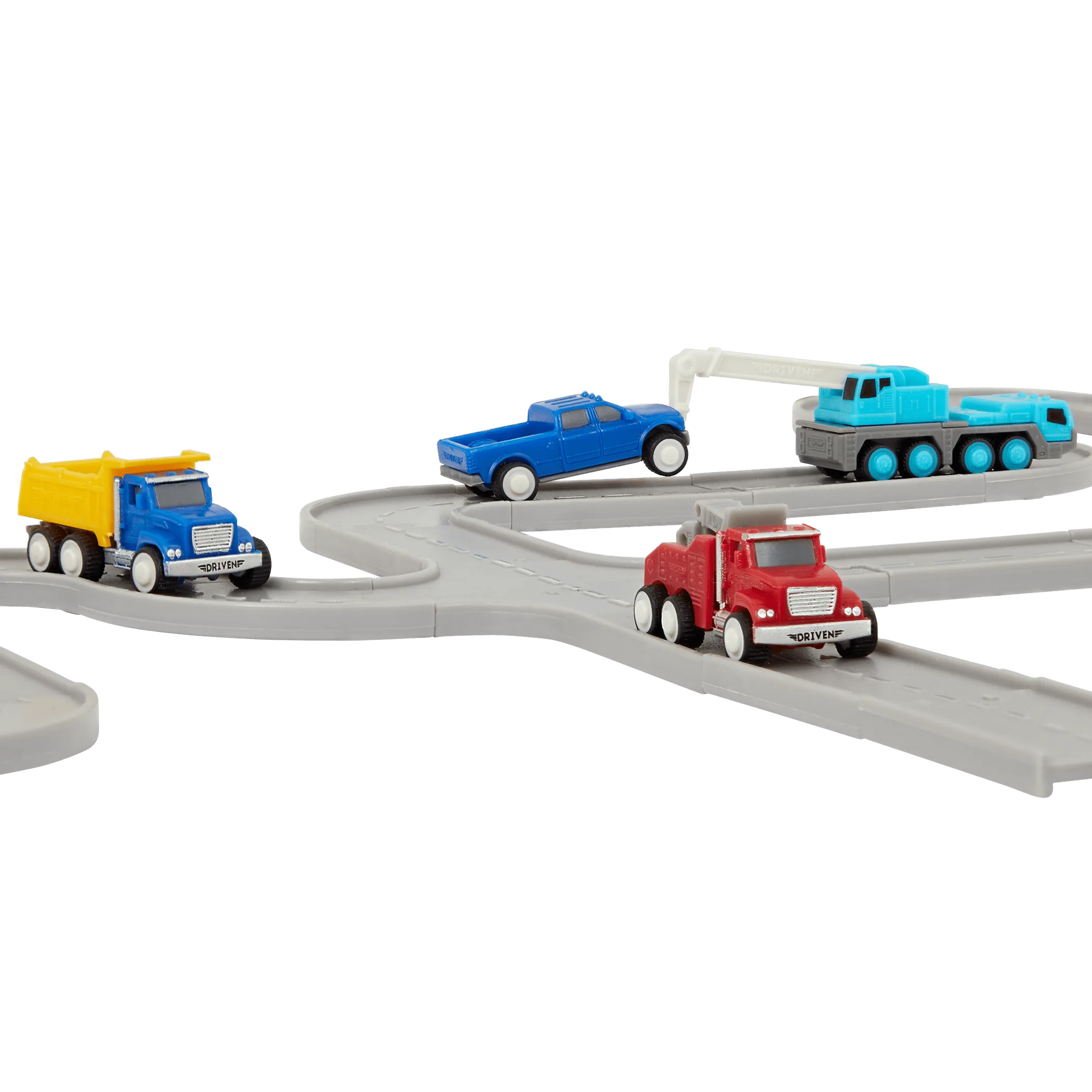 Pocket Pack Playset-Track Playset with Toy Vehicles Driven - Image 3
