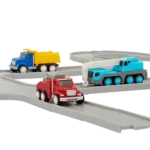 Pocket Pack Playset-Track Playset with Toy Vehicles Driven - Image 4