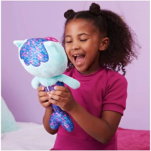 Gabby’s Dollhouse, 14-inch Interactive Talking Mercat Plush Kids Toys with Lights, Music and Phrases Stuffed Animals for Girls and Boys Ages 3 and up - Image 6