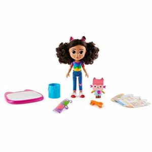 Gabby’s Dollhouse, Gabby Deluxe Craft Dolls and Accessories with Water Pad and Water Brush Pen, Kids Toys for Girls and Boys Ages 3 and Up