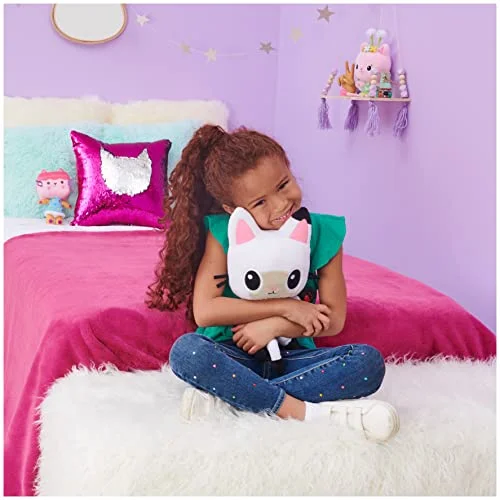  Gabby's Dollhouse, 13-inch Talking Pandy Paws Plush Toy with  Lights, Music and 10 Sounds and Phrases : Toys & Games