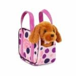 Pucci Pups Polka Dot Tote Bag & Cocker Spaniel Stuffed Animal - Image 2