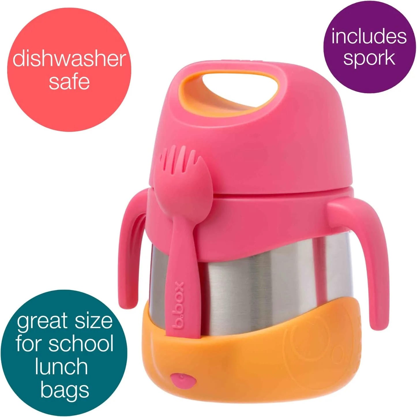 Insulated Food Jar - Strawberry Shake BBox - Image 2