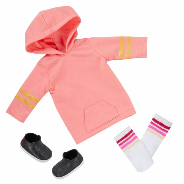 BD31333 Our Generation 18 inch Doll Ollie Hooded Sweater Le3ab Store