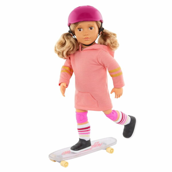 BD31333 Our Generation 18 inch Doll Ollie Skateboard Sweater Le3ab Store